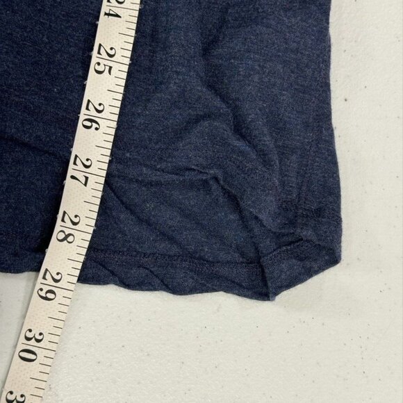 Vince Scoop Neck Pullover Top Long Sleeve Blue Viscose Size M - Picture 9 of 9